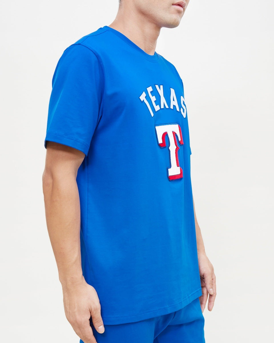 MLB TEXAS RANGERS CLASSIC BRISTLE MEN'S TOP (ROYAL BLUE)