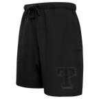 MLB TEXAS RANGERS NEUTRAL MEN'S  MEN'S FLC SHORT (BLACK)
