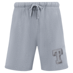 MLB TEXAS RANGERS NEUTRAL SHORT EN MOLLETON POUR HOMME POUR HOMME (GRIS CHINÉ FONCÉ)
