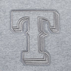 MLB TEXAS RANGERS NEUTRAL SHORT EN MOLLETON POUR HOMME POUR HOMME (GRIS CHINÉ FONCÉ)