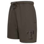 MLB TEXAS RANGERS NEUTRAL MEN'S  MEN'S FLC SHORT (DARK TAUPE)