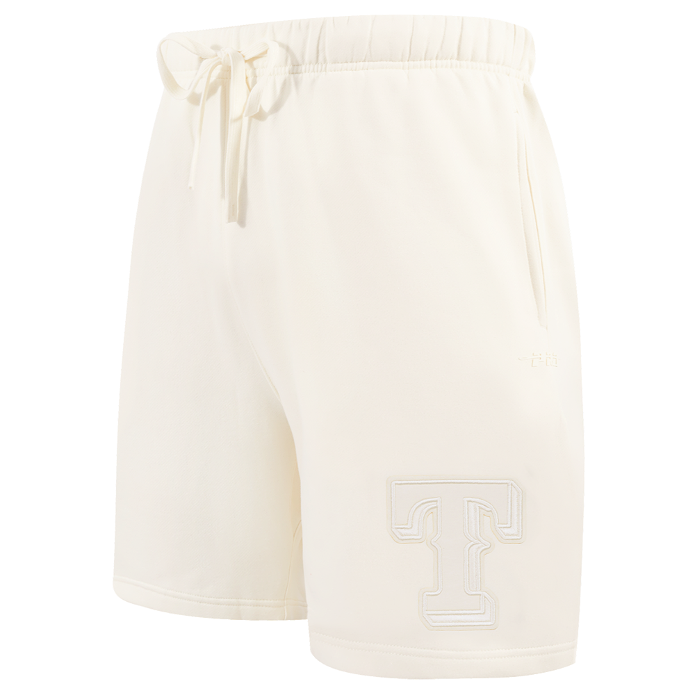 MLB TEXAS RANGERS NEUTRAL MEN'S  MEN'S FLC SHORT (EGGSHELL)