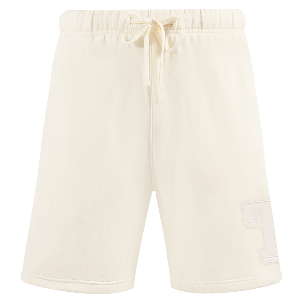 MLB TEXAS RANGERS NEUTRAL MEN'S  MEN'S FLC SHORT (EGGSHELL)