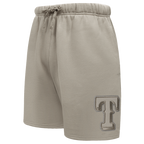 MLB TEXAS RANGERS NEUTRAL MEN'S  MEN'S FLC SHORT (TAUPE)