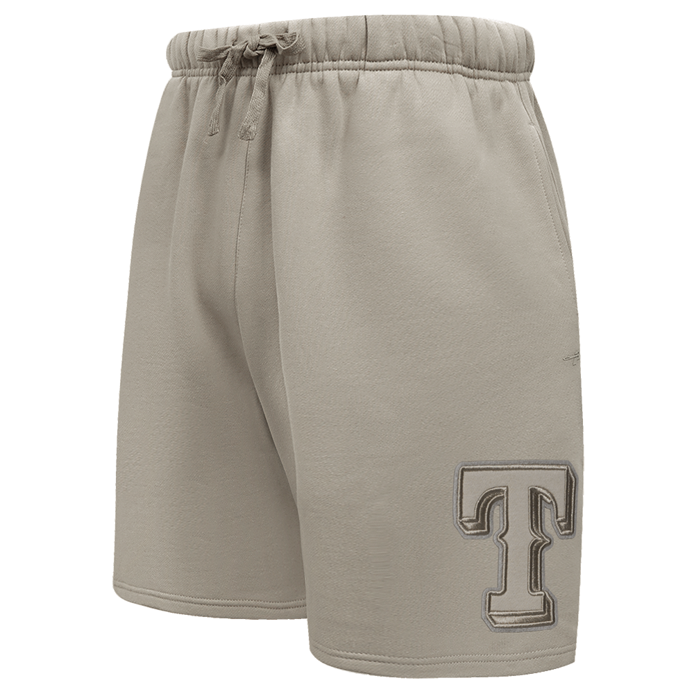 MLB TEXAS RANGERS NEUTRAL MEN'S  MEN'S FLC SHORT (TAUPE)