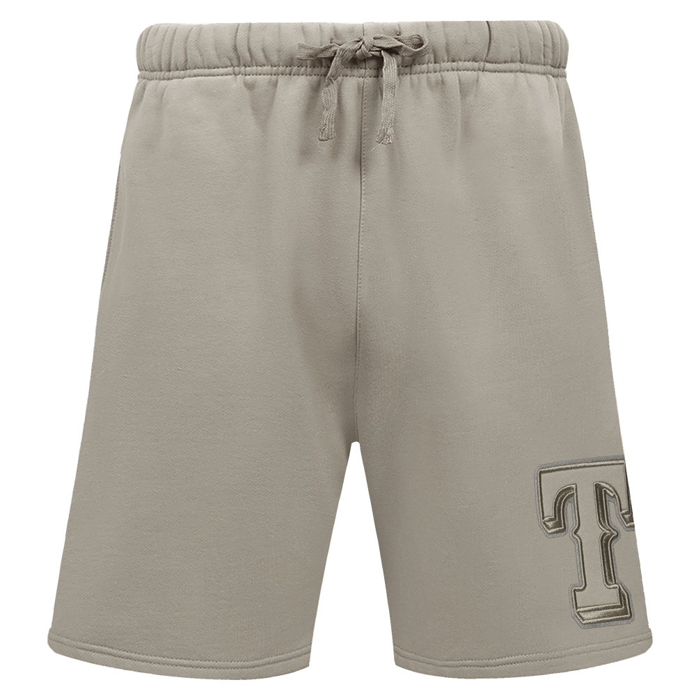 MLB TEXAS RANGERS NEUTRAL MEN'S  MEN'S FLC SHORT (TAUPE)
