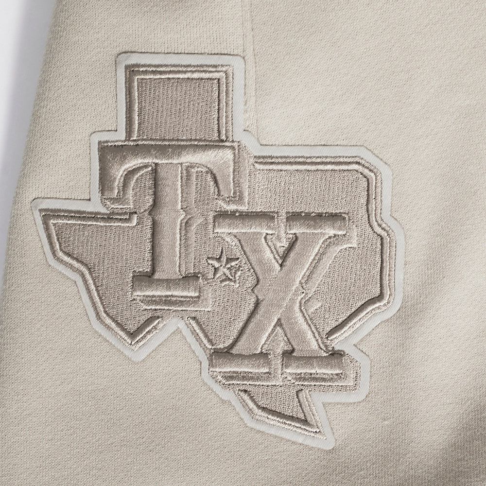 MLB TEXAS RANGERS NEUTRAL MEN'S  MEN'S FLC SHORT (TAUPE)