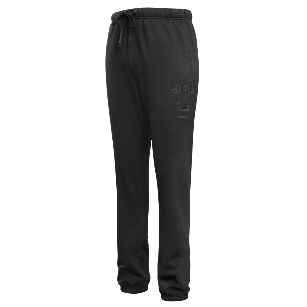 MLB TEXAS RANGERS NEUTRAL MEN'S  FLC SWEATPANT (BLACK)