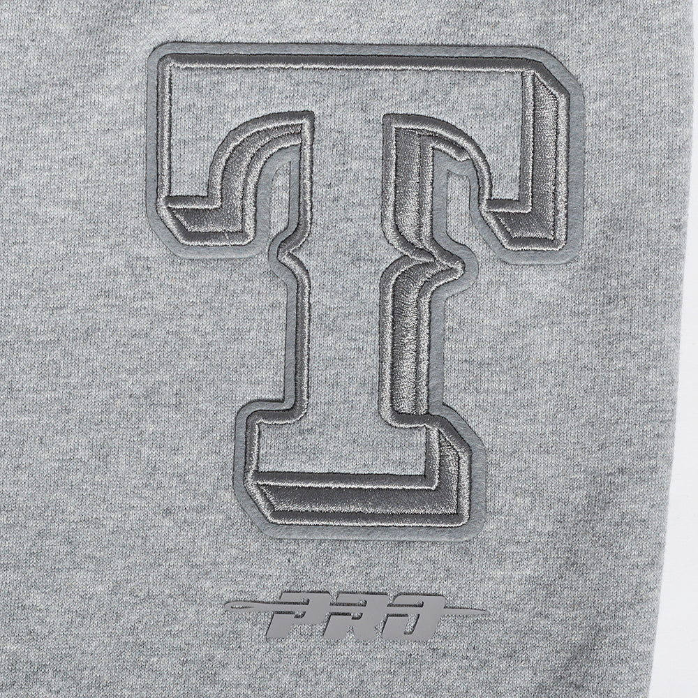 MLB TEXAS RANGERS NEUTRAL MEN'S  FLC SWEATPANT (DARK HEATHER GRAY)