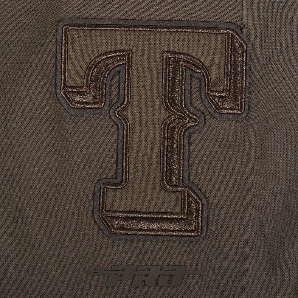 MLB TEXAS RANGERS NEUTRAL MEN'S  FLC SWEATPANT (DARK TAUPE)