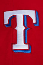 MLB TEXAS RANGERS SCRIPT TAIL PANTALON OUATÉ EN MOLLETON CÔTELÉ POUR HOMME (ROUGE)