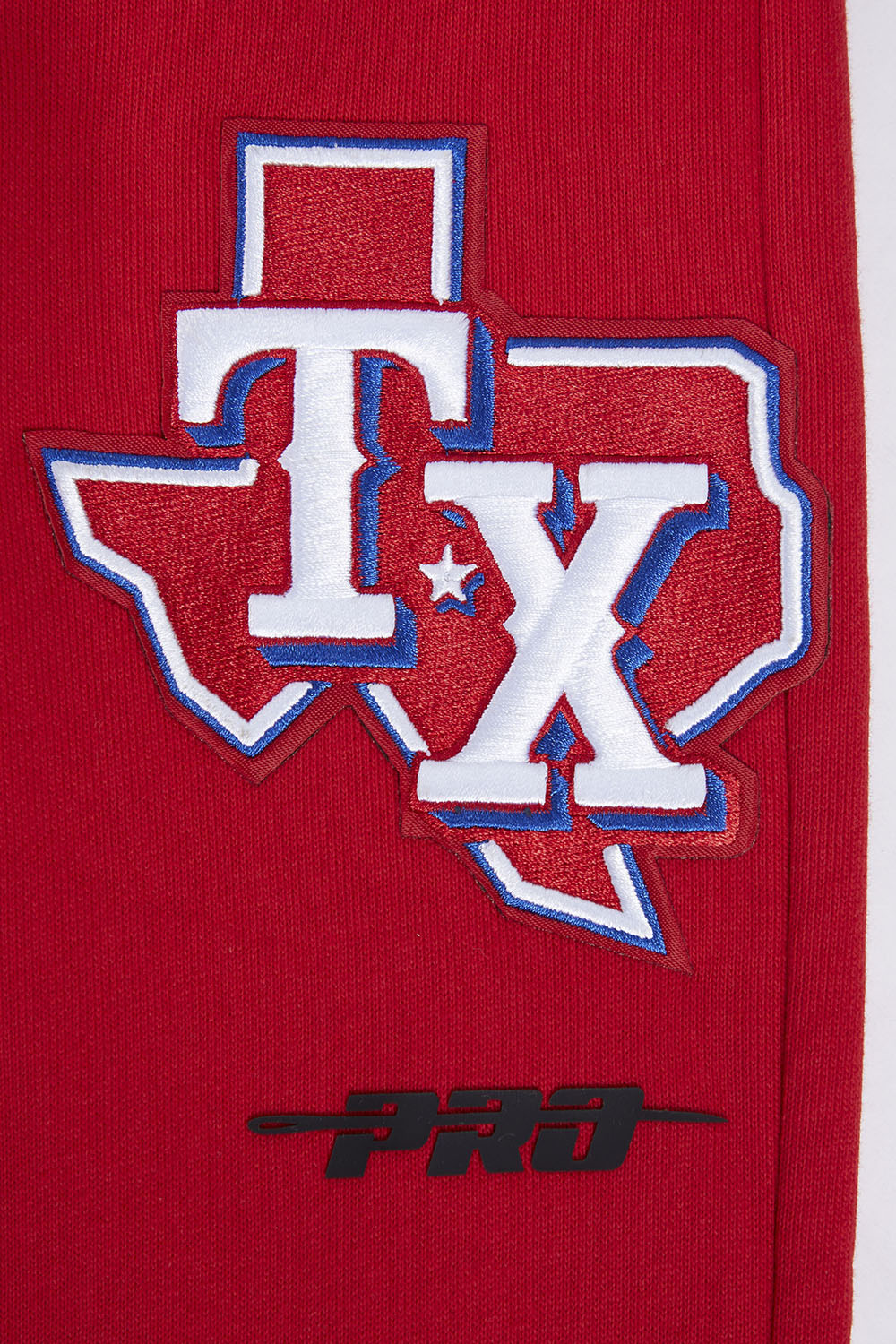 MLB TEXAS RANGERS SCRIPT TAIL PANTALON OUATÉ EN MOLLETON CÔTELÉ POUR HOMME (ROUGE)