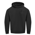 MLB TEXAS RANGERS NEUTRAL CHANDAIL À CAPUCHON EN MOLLETON À ÉPAULES TOMBANTES POUR HOMME (NOIR)