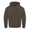 MLB TEXAS RANGERS NEUTRAL MEN'S  DROP SHOULDER FLC PO HOODIE (DARK TAUPE)