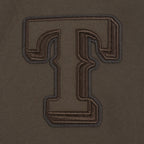 MLB TEXAS RANGERS NEUTRAL MEN'S  DROP SHOULDER FLC PO HOODIE (DARK TAUPE)