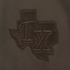 MLB TEXAS RANGERS NEUTRAL MEN'S  DROP SHOULDER FLC PO HOODIE (DARK TAUPE)