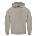 MLB TEXAS RANGERS NEUTRAL CHANDAIL À CAPUCHON EN MOLLETON À ÉPAULES TOMBANTES POUR HOMME (TAUPE)