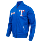 MLB TEXAS RANGERS WINGSPAN BLOUSON EN SERGÉ V2 POUR HOMME (BLEU ROYAL)