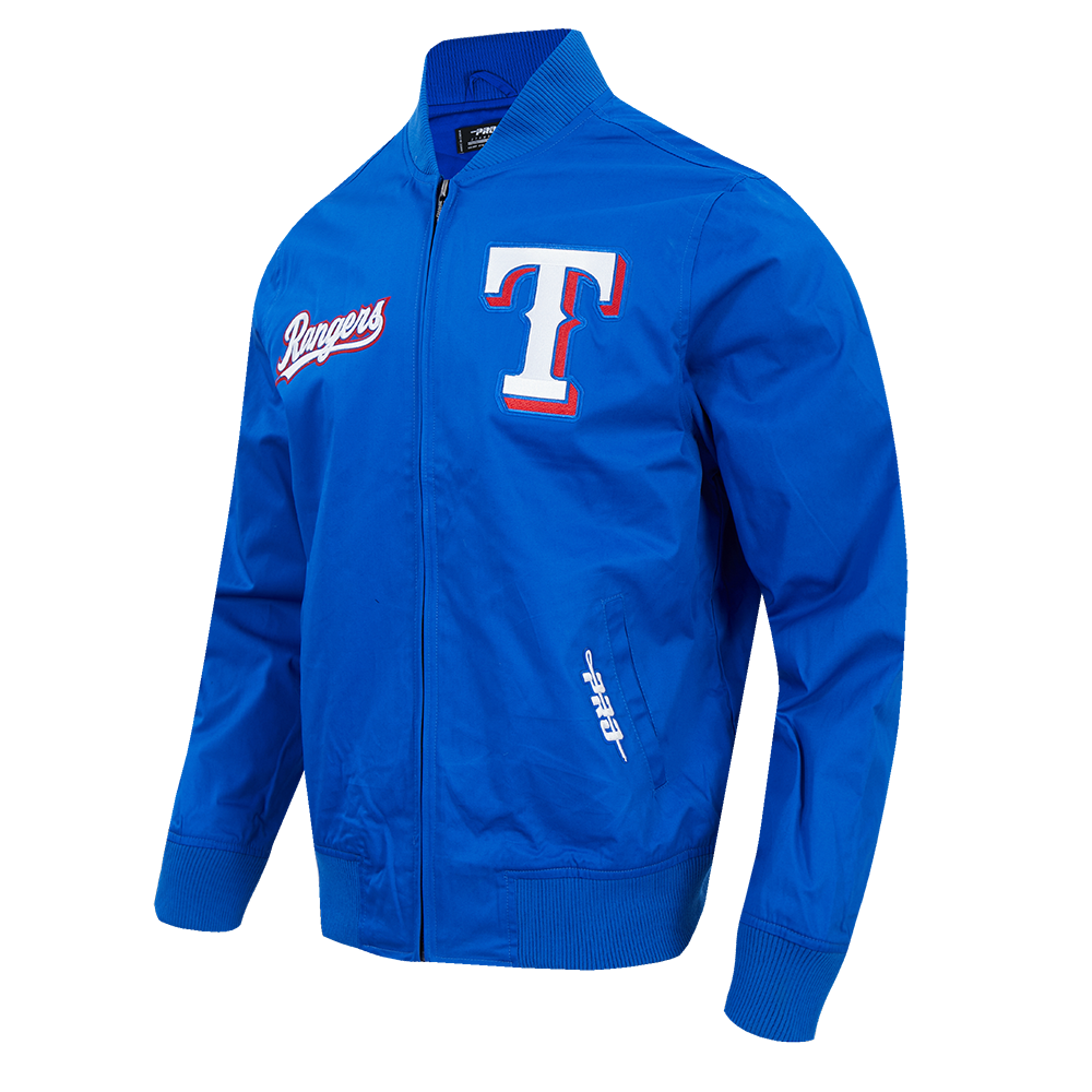 MLB TEXAS RANGERS WINGSPAN BLOUSON EN SERGÉ V2 POUR HOMME (BLEU ROYAL)