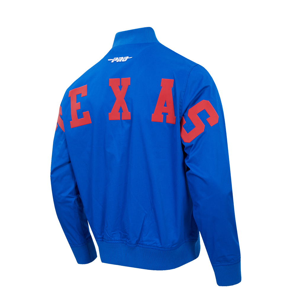 MLB TEXAS RANGERS WINGSPAN BLOUSON EN SERGÉ V2 POUR HOMME (BLEU ROYAL)