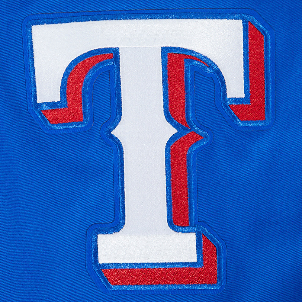 MLB TEXAS RANGERS WINGSPAN BLOUSON EN SERGÉ V2 POUR HOMME (BLEU ROYAL)