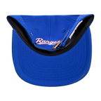 MLB TEXAS RANGERS SCRIPT TAIL CASQUETTE STRAPBACK EN LAINE (BLEU ROYAL)