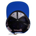 MLB TEXAS RANGERS SCRIPT TAIL CASQUETTE STRAPBACK EN LAINE (BLEU ROYAL)