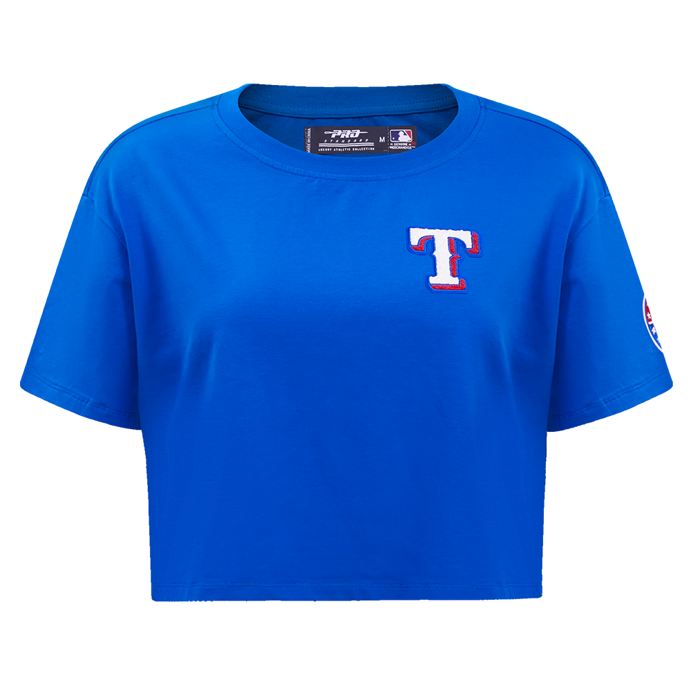 MLB TEXAS RANGERS CLASSIC HAUT À COUPE CARRÉE POUR FEMME (BLEU ROYAL)