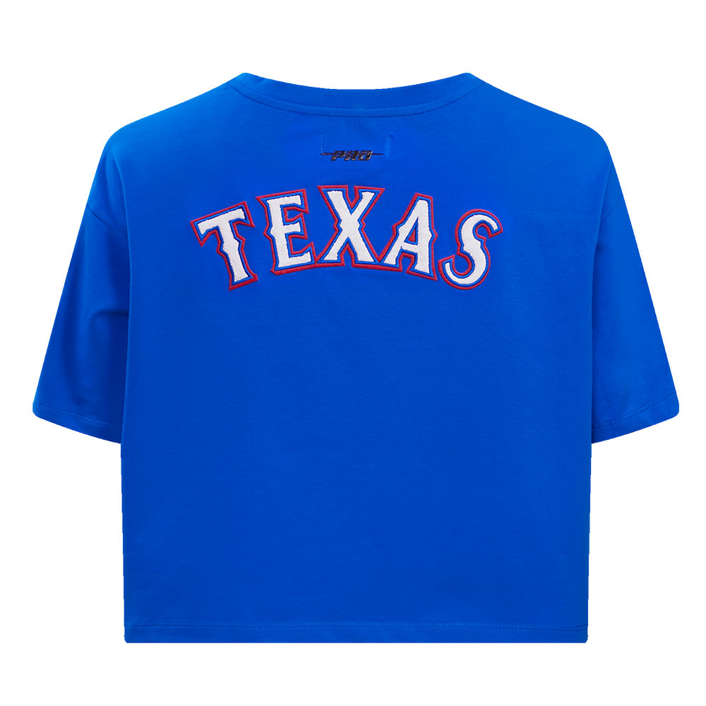 MLB TEXAS RANGERS CLASSIC HAUT À COUPE CARRÉE POUR FEMME (BLEU ROYAL)