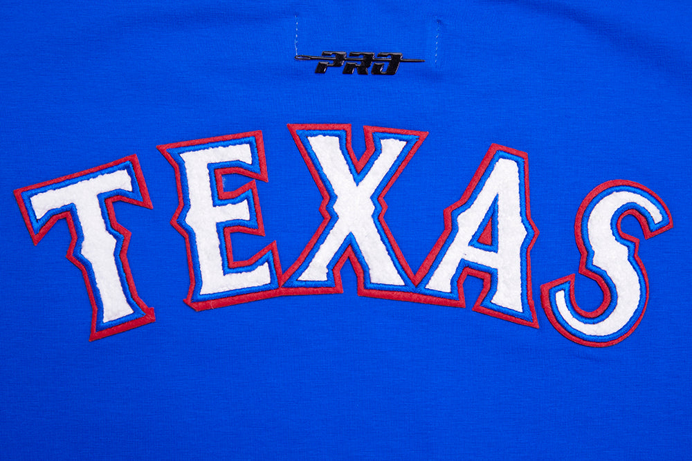 MLB TEXAS RANGERS CLASSIC HAUT À COUPE CARRÉE POUR FEMME (BLEU ROYAL)