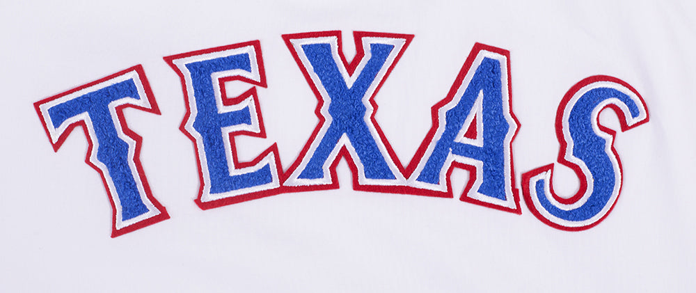 MLB TEXAS RANGERS CLASSIC HAUT À COUPE CARRÉE POUR FEMME (BLANC)