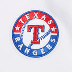 MLB TEXAS RANGERS CLASSIC ROBE À CAPUCHON EN MOLLETON POUR FEMME (BLANC)