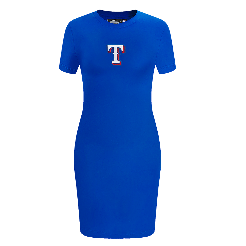 MLB TEXAS RANGERS CLASSIC CHENILLE ROBE MOULANTE POUR FEMME (BLEU ROYAL)