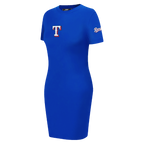 MLB TEXAS RANGERS CLASSIC CHENILLE ROBE MOULANTE POUR FEMME (BLEU ROYAL)