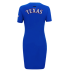 MLB TEXAS RANGERS CLASSIC CHENILLE ROBE MOULANTE POUR FEMME (BLEU ROYAL)