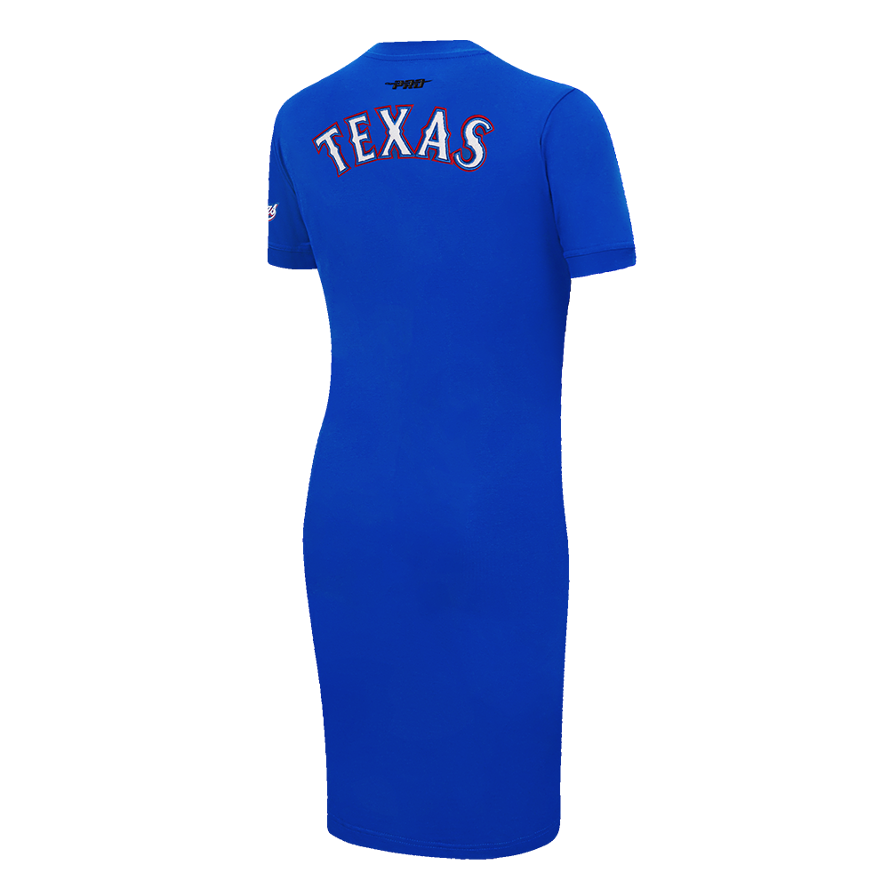 MLB TEXAS RANGERS CLASSIC CHENILLE ROBE MOULANTE POUR FEMME (BLEU ROYAL)