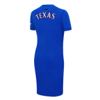 MLB TEXAS RANGERS CLASSIC CHENILLE ROBE MOULANTE POUR FEMME (BLEU ROYAL)