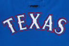 MLB TEXAS RANGERS CLASSIC CHENILLE ROBE MOULANTE POUR FEMME (BLEU ROYAL)