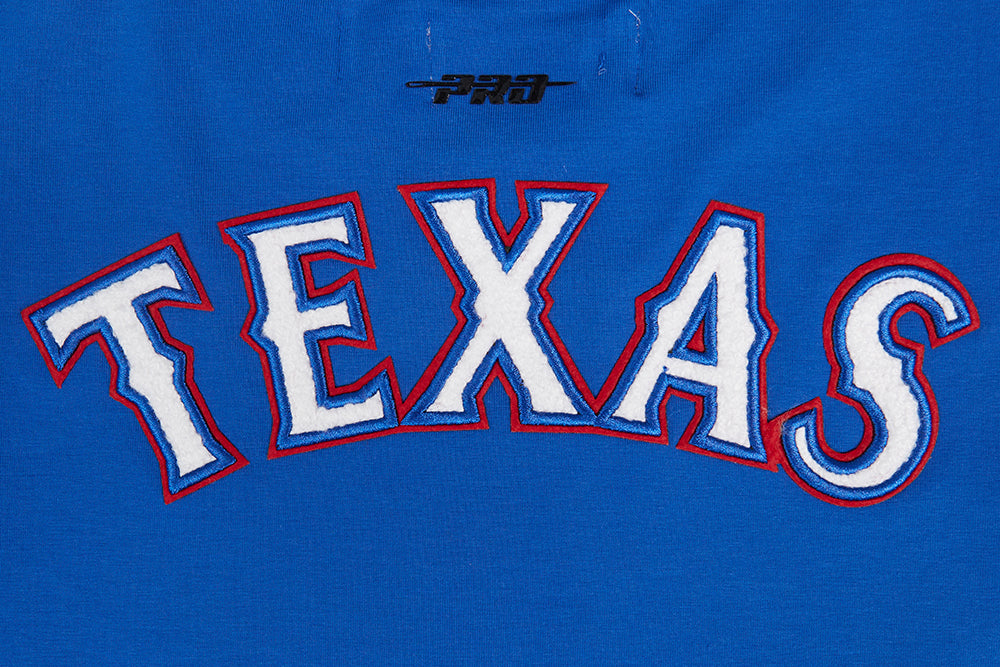 MLB TEXAS RANGERS CLASSIC CHENILLE ROBE MOULANTE POUR FEMME (BLEU ROYAL)