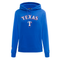 MLB TEXAS RANGERS CLASSIC WOMEN'S FLEECE PULLOVER HOODIE (ROYAL BLUE)