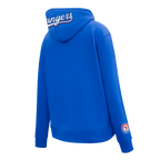 MLB TEXAS RANGERS CLASSIC WOMEN'S FLEECE PULLOVER HOODIE (ROYAL BLUE)