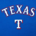 MLB TEXAS RANGERS CLASSIC WOMEN'S FLEECE PULLOVER HOODIE (ROYAL BLUE)