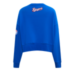 MLB TEXAS RANGERS CLASSIC CHANDAIL À COL ROND POUR FEMME (BLEU ROYAL)