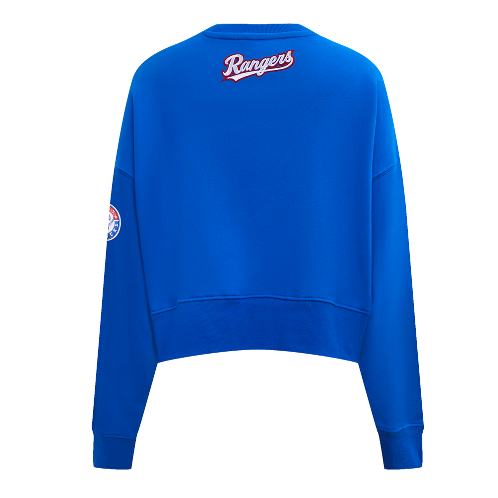 MLB TEXAS RANGERS CLASSIC CHANDAIL À COL ROND POUR FEMME (BLEU ROYAL)