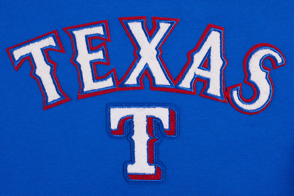 MLB TEXAS RANGERS CLASSIC CHANDAIL À COL ROND POUR FEMME (BLEU ROYAL)