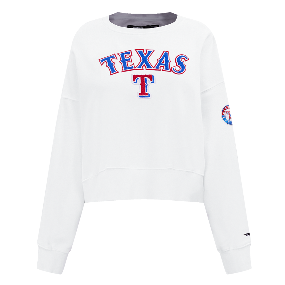 MLB TEXAS RANGERS CLASSIC CHANDAIL À COL ROND POUR FEMME (BLANC)