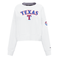 MLB TEXAS RANGERS CLASSIC CHANDAIL À COL ROND POUR FEMME (BLANC)