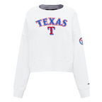MLB TEXAS RANGERS CLASSIC CHANDAIL À COL ROND POUR FEMME (BLANC)