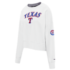 MLB TEXAS RANGERS CLASSIC CHANDAIL À COL ROND POUR FEMME (BLANC)