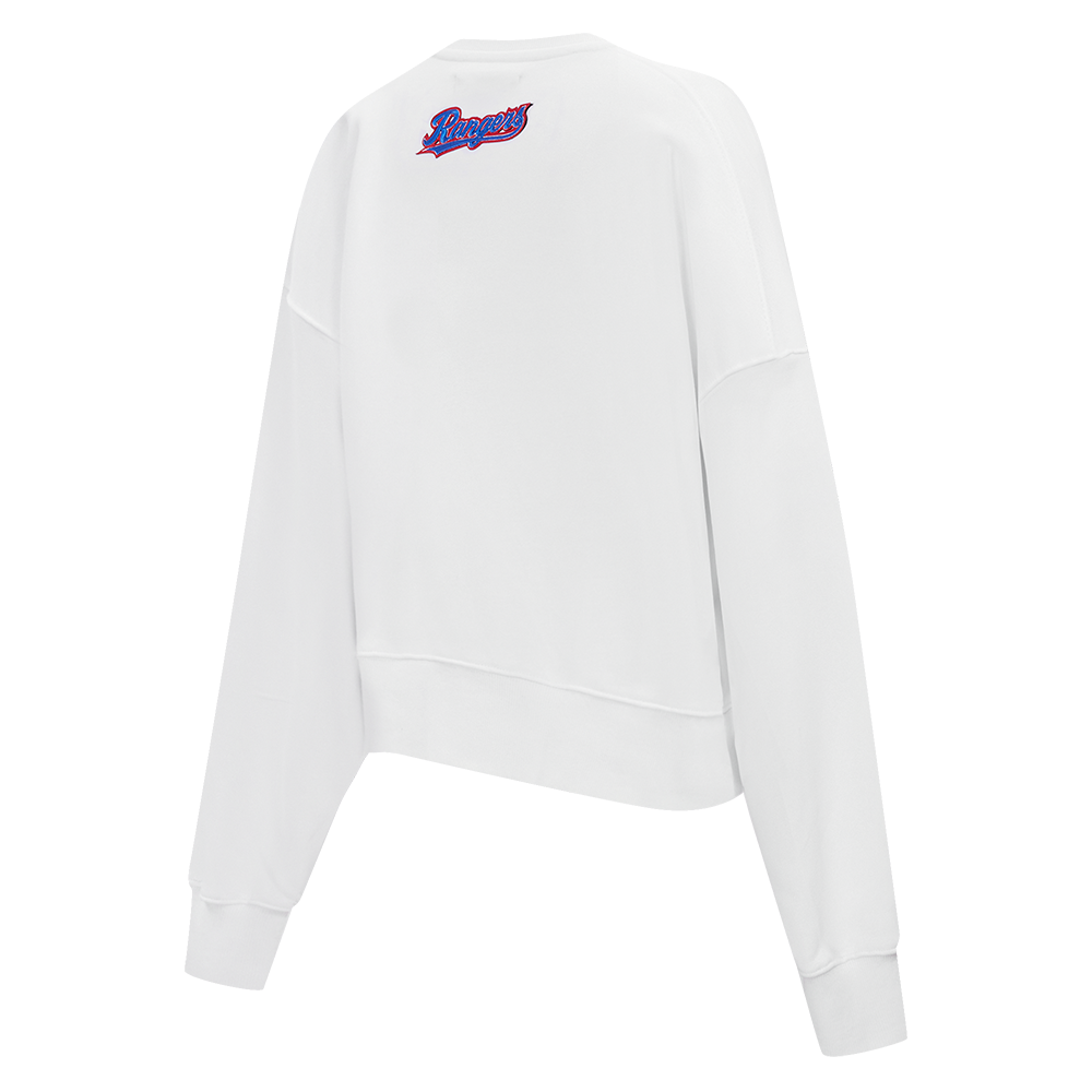 MLB TEXAS RANGERS CLASSIC CHANDAIL À COL ROND POUR FEMME (BLANC)